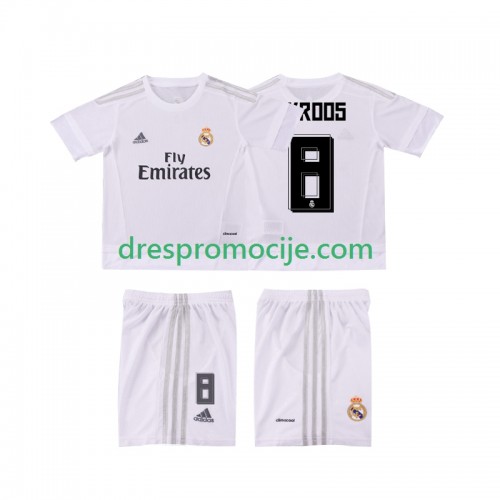 Real Madrid KROOS 8 2015 2016 Dres Retro Dječji Domaći Kratkih Rukava Real Madrid KROOS 8 2015 2016 Dres Retro Dječji Domaći Kratkih Rukava